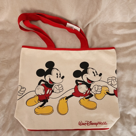 WALT DISNEY WORLD Mickey Mouse Tote Bag - Picture 2 of 6